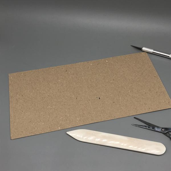 Kartonbogen quadratisch Papier Grußkarten kraft ungefaltet Falzbein